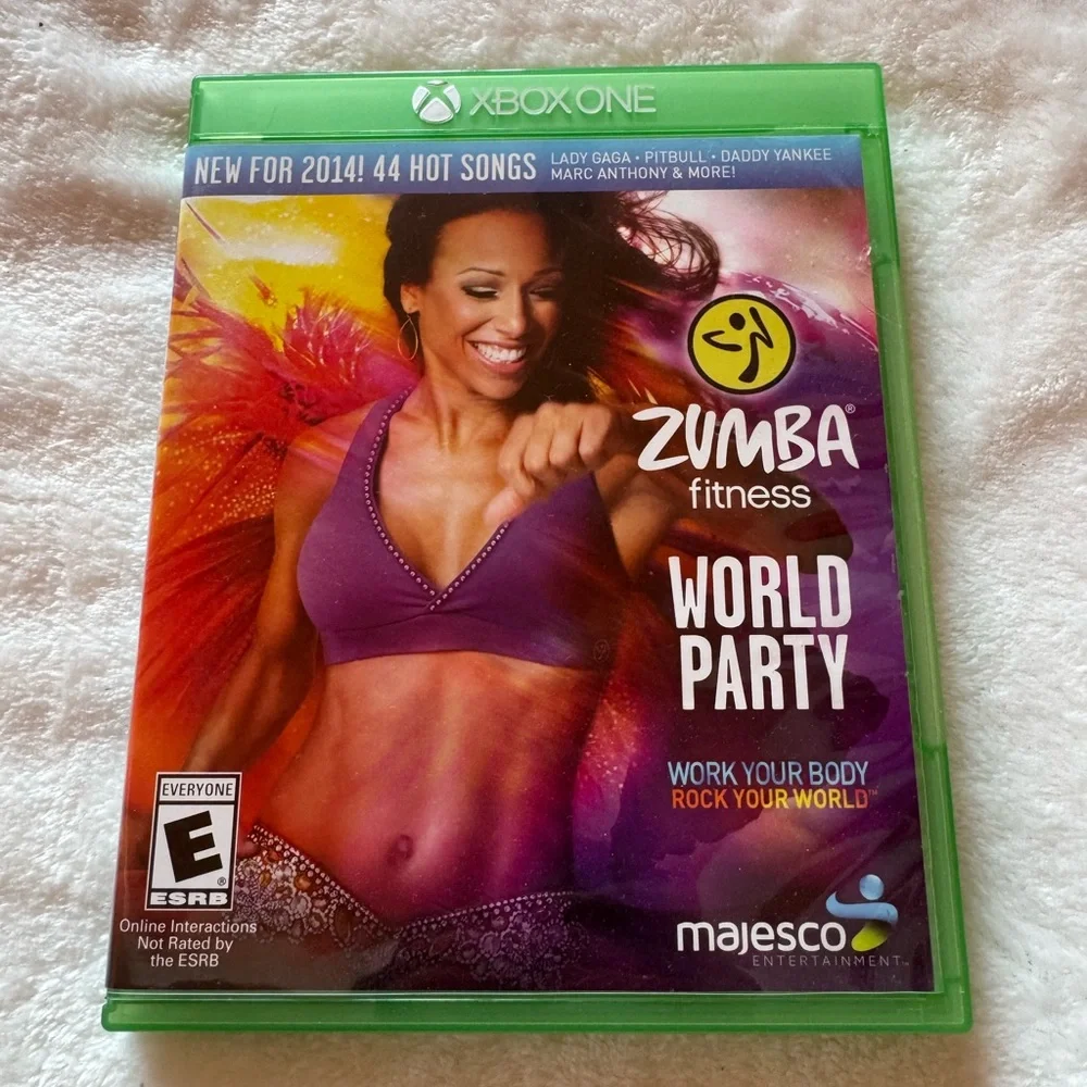 Xbox One Zumba Fitness World Party DVD Workout Dance Video Game 2014